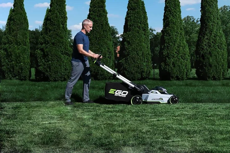 best battery power push mower